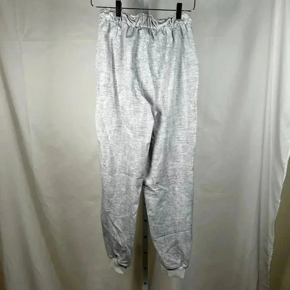 Lululemon Stretch High Rise Jogger Size 4 Women Linear Tempo Jacquard Silver Dro - Picture 3 of 8